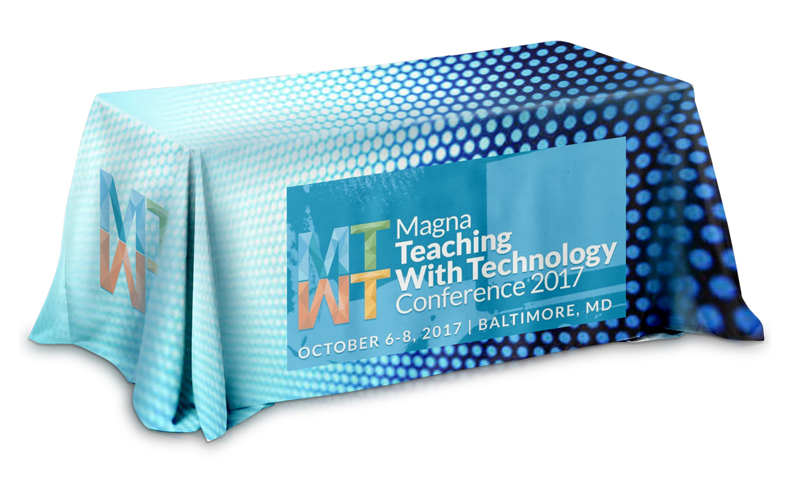 3-Sided Throw Style Table Covers All Over Full Color Dye Sublimation Imprint - Fits 8 Foot Table 3-Sided Throw Style Table Covers All Over Full Color Dye Sublimation Imprint - Fits 8 Foot Table